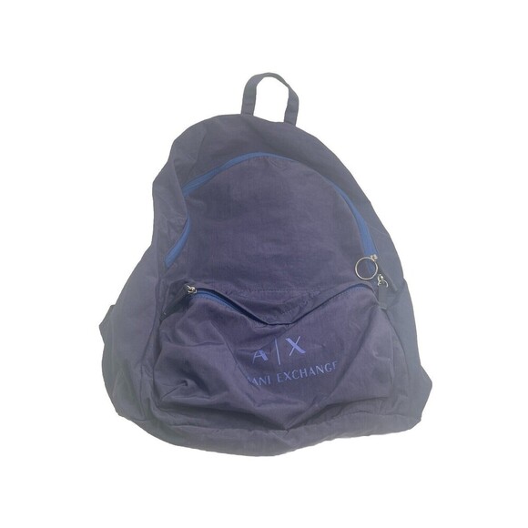 Armani Exchange Backpack Blue RARE - Picture 1 of 16